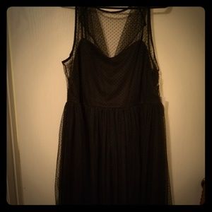 Black lacy dress